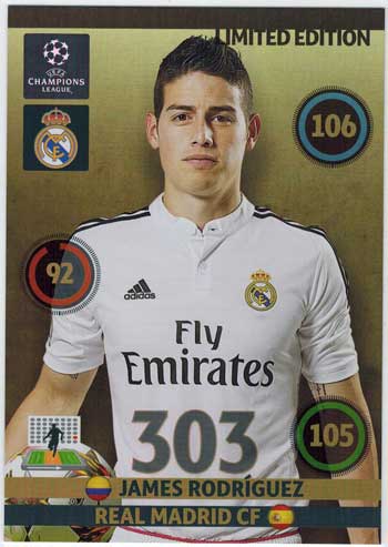 2014-15 Adrenalyn Champions League, James Rodriguez XXL