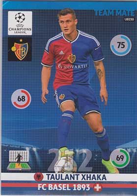 2014-15 Adrenalyn Champions League UPDATE #UE030 Taulant Xkara