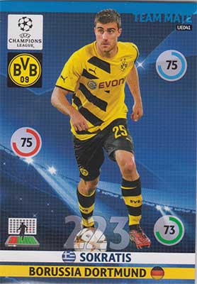 2014-15 Adrenalyn Champions League UPDATE #UE041 Sokratis