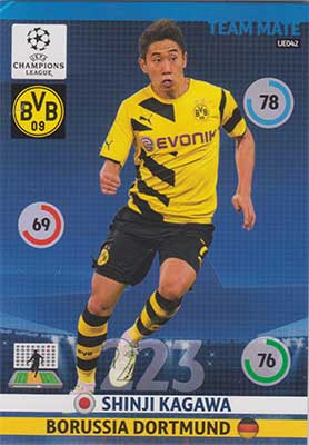 2014-15 Adrenalyn Champions League UPDATE #UE042 Shinji Kagawa