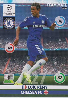 2014-15 Adrenalyn Champions League UPDATE #UE048 Loic Remy