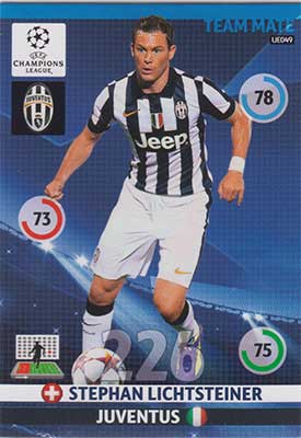 2014-15 Adrenalyn Champions League UPDATE #UE049 Stephan Lichtsteiner