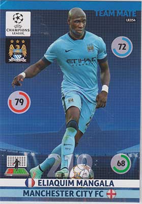 2014-15 Adrenalyn Champions League UPDATE #UE054 Eliaquim Mangala