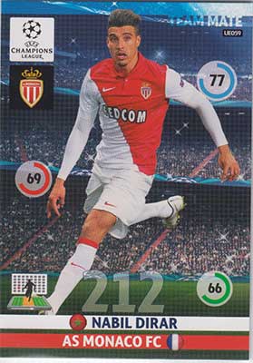 2014-15 Adrenalyn Champions League UPDATE #UE059 Nabil Dirar