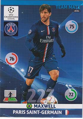 2014-15 Adrenalyn Champions League UPDATE #UE061 Maxwell