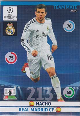 2014-15 Adrenalyn Champions League UPDATE #UE074 Nacho