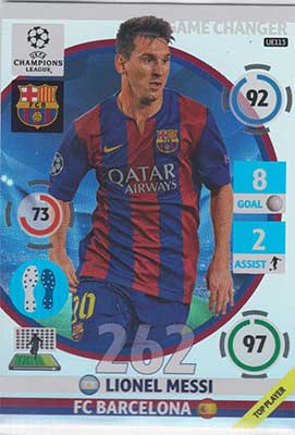 2014-15 Adrenalyn Champions League UPDATE #UE113 Lionel Messi