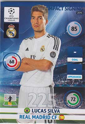 2014-15 Adrenalyn Champions League UPDATE #UE091 Lucas Silva