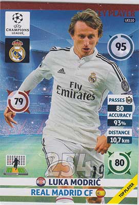 2014-15 Adrenalyn Champions League UPDATE #UE110 Luka Modric