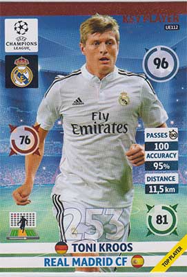 2014-15 Adrenalyn Champions League UPDATE #UE112 Toni Kroos