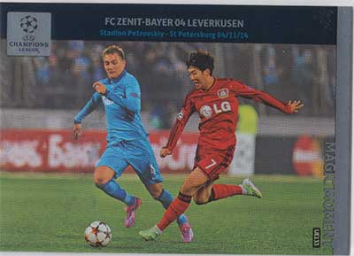 2014-15 Adrenalyn Champions League UPDATE #UE133 FC Zenit - Bayer 04 Leverkusen