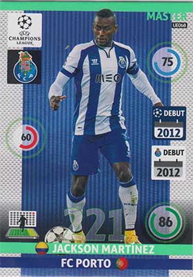 2014-15 Adrenalyn Champions League UPDATE #UE068 Jackson Martinez