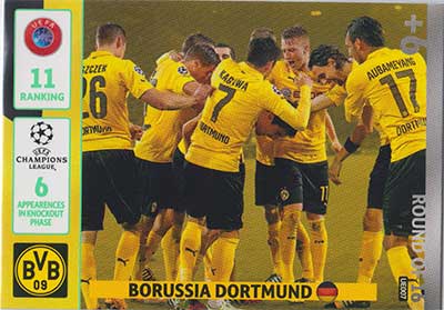 2014-15 Adrenalyn Champions League UPDATE #UE007 Borussia Dortmund