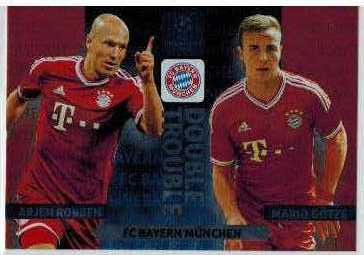 Arjen Robben / Mario Gotze - 2013-14 Adrenalyn Champions League