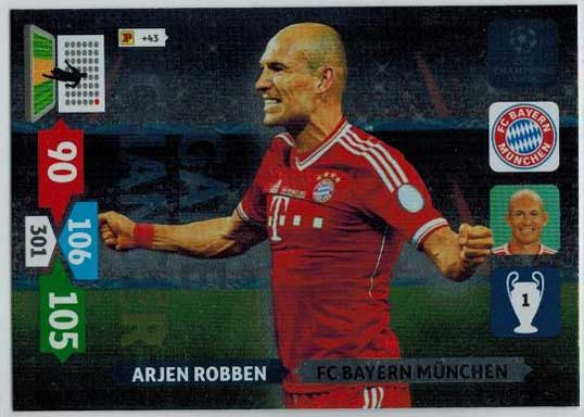 Arjen Robben - 2013-14 Adrenalyn Champions League