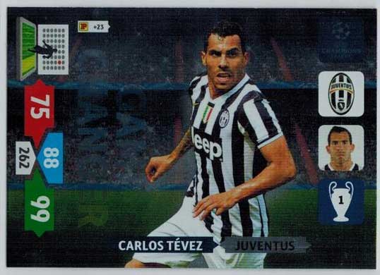 Carlos Tevez - 2013-14 Adrenalyn Champions League