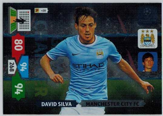 David Silva - 2013-14 Adrenalyn Champions League