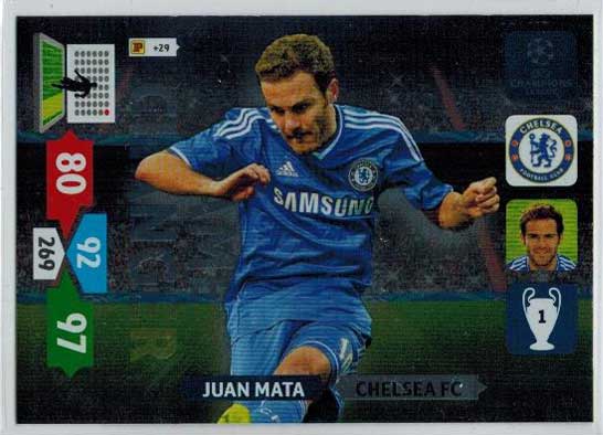 Juan Mata - 2013-14 Adrenalyn Champions League