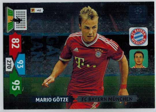 Mario Götze / Mario Gotze - 2013-14 Adrenalyn Champions League