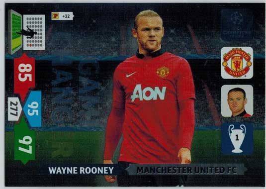 Wayne Rooney - 2013-14 Adrenalyn Champions League