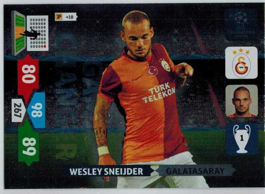 Wesley Sneijder - 2013-14 Adrenalyn Champions League