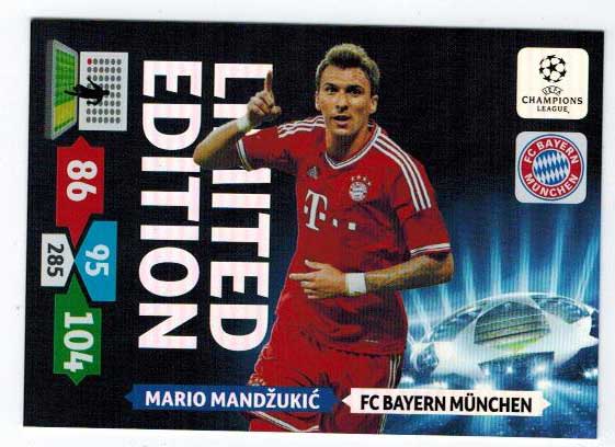 Mario Mandzukic - 2013-14 Adrenalyn Champions League