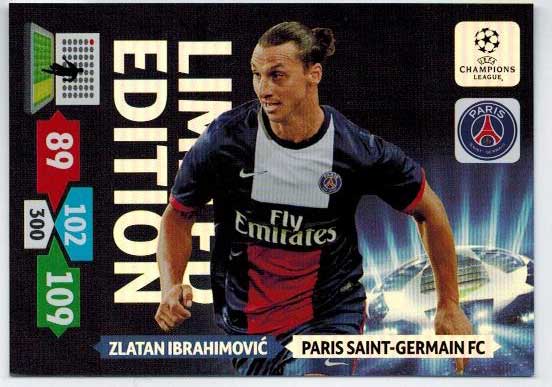 Zlatan Ibrahimovic - 2013-14 Adrenalyn Champions League