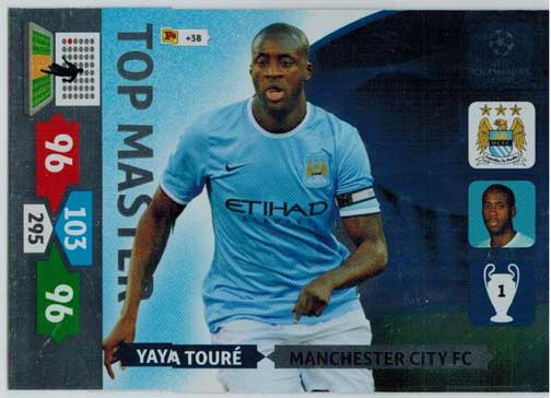 Yaya Toure - 2013-14 Adrenalyn Champions League