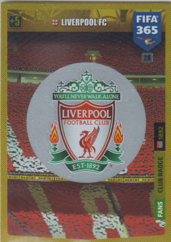Adrenalyn XL FIFA 365 2020 - 028 Club Badge - Liverpool