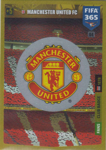 Adrenalyn XL FIFA 365 2020 - 064 Club Badge - Manchester United