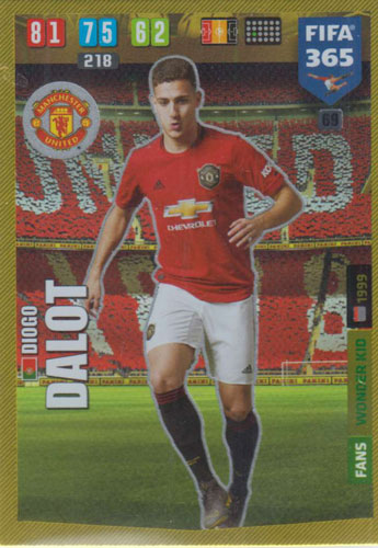 Adrenalyn XL FIFA 365 2020 - 069 Diogo Dalot - Manchester United