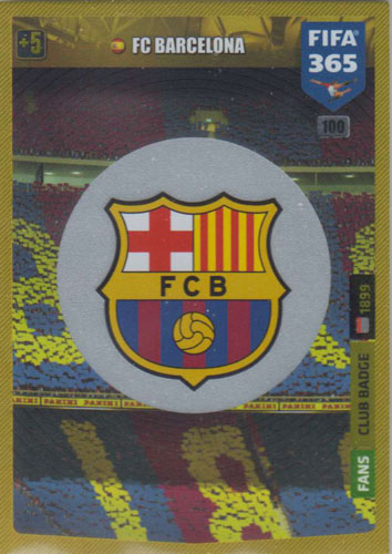 Adrenalyn XL FIFA 365 2020 - 100 Club Badge - FC Barcelona
