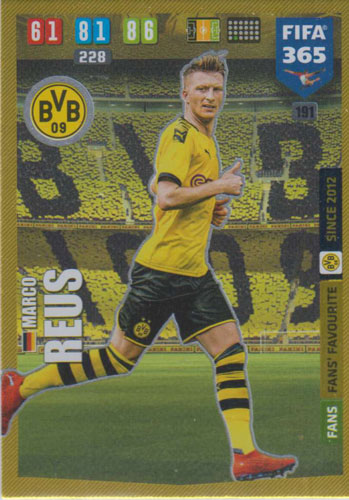 Adrenalyn XL FIFA 365 2020 - 191 Marco Reus - Borussia Dortmund
