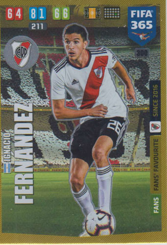Adrenalyn XL FIFA 365 2020 - 300 Ignacio Fernandez - CA River Plate