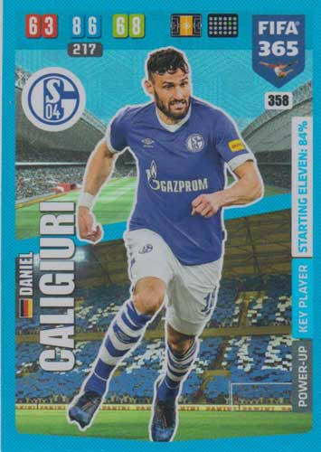 Adrenalyn XL FIFA 365 2020 - 358 Daniel Caligiuri - FC Schalke 04