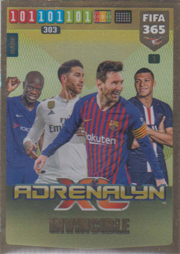 Adrenalyn XL FIFA 365 2020 - 001 Kante, Ramos, Messi, Mbappé