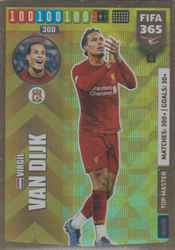Adrenalyn XL FIFA 365 2020 - 004 Virgil van Dijk - Liverpool