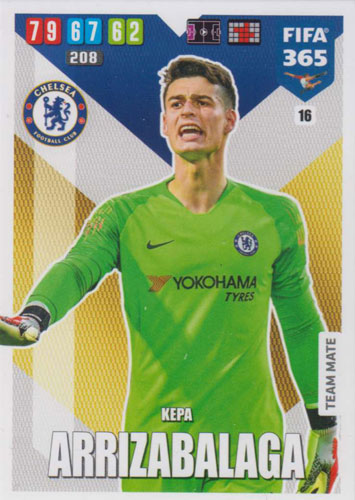 Adrenalyn XL FIFA 365 2020 - 016 Kepa Arrizabalaga - Chelsea