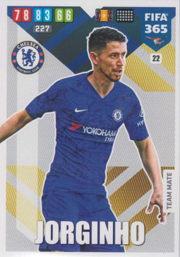 Adrenalyn XL FIFA 365 2020 - 022 Jorginho - Chelsea