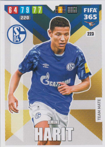 Adrenalyn XL FIFA 365 2020 - 223 Amine Harit - FC Schalke 04