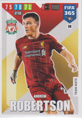 Adrenalyn XL FIFA 365 2020 - 038 Andrew Robertson - Liverpool