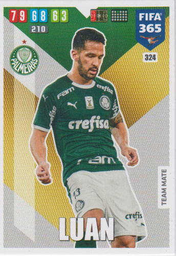 Adrenalyn XL FIFA 365 2020 - 324 Luan - Palmeiras