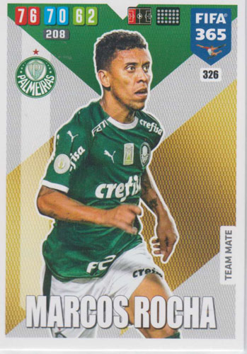 Adrenalyn XL FIFA 365 2020 - 326 Marcos Rocha - Palmeiras