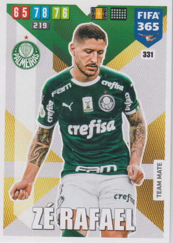 Adrenalyn XL FIFA 365 2020 - 331 Ze Rafael - Palmeiras