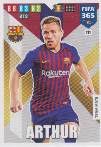 Adrenalyn XL FIFA 365 2020 - 111 Arthur - FC Barcelona