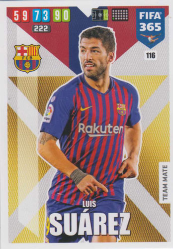 Adrenalyn XL FIFA 365 2020 - 116 Luis Suárez - FC Barcelona