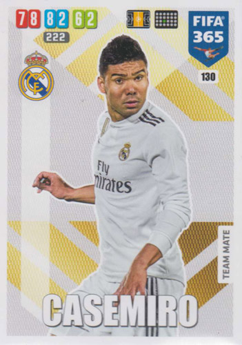 Adrenalyn XL FIFA 365 2020 - 130 Casemiro - Real Madrid CF