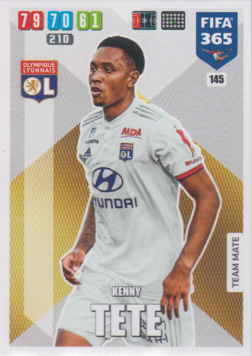 Adrenalyn XL FIFA 365 2020 - 145 Kenny Tete - Olympique Lyonnais