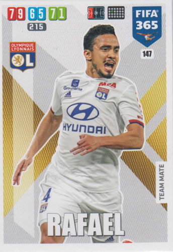 Adrenalyn XL FIFA 365 2020 - 147 Rafael - Olympique Lyonnais