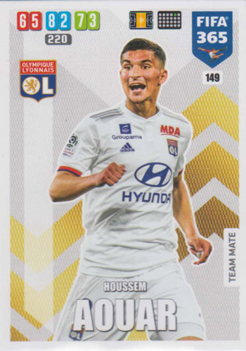 Adrenalyn XL FIFA 365 2020 - 149 Houssem Aouar - Olympique Lyonnais